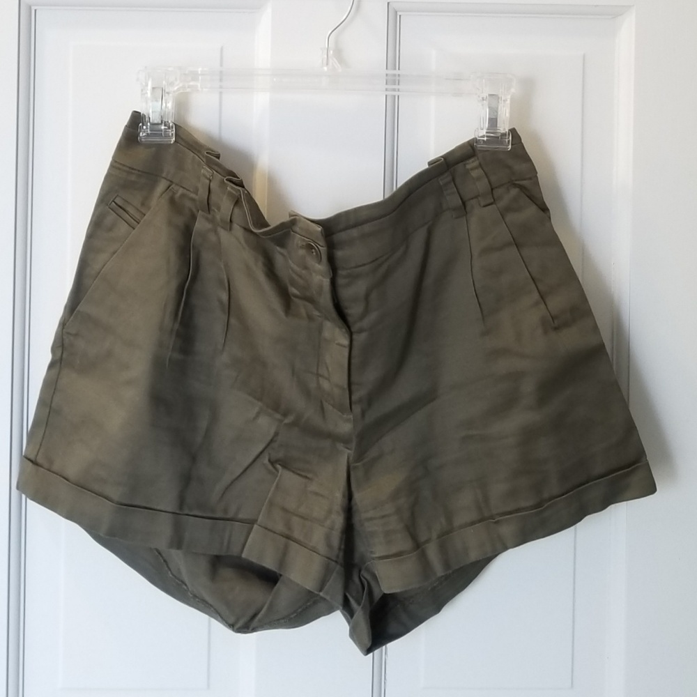 Cotton Canvas Shorts
